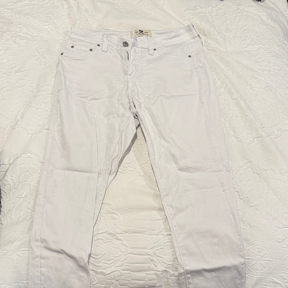 Classic White Straight Leg Women's Jeans